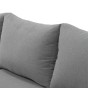 Zestaw mebli ogrodowych RIMINI DUO + Stół Sycylia | Aluminium czarny | Szare poduszki OUTLET-14