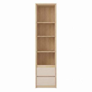 Regał 2S TERRA | 24LBON93 | Dąb Lindberg / Beż Piaskowy