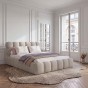  Łóżko tapicerowane SF1110 | 180x200 | Boucle | Ecru #33-5