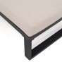 Zestaw mebli ogrodowych SANTOS | Aluminium czarny | Beżowe poduszki-10