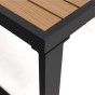 Zestaw mebli ogrodowych SANTOS | Aluminium czarny | Beżowe poduszki-13
