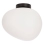 Lampa sufitowa STONES inspirowana kamieniem - designerski plafon z akrylowym mlecznym kloszem 30 cm | SZYBKA WYSYŁKA-1