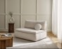 Sofa z funkcją spania PETITE | 120 | Tapicerowany tył | Poduszka w zestawie | Aphrodite 1 | OUTLET-3