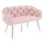 Sofa glamour BALLOON | Boucle | Róż #5 | DC-KT9118 | OUTLET-1