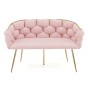 Sofa glamour BALLOON | Boucle | Róż #5 | DC-KT9118 | OUTLET-2