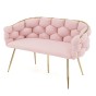 Sofa glamour BALLOON | Boucle | Róż #5 | DC-KT9118 | OUTLET-3