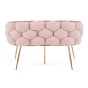 Sofa glamour BALLOON | Boucle | Róż #5 | DC-KT9118 | OUTLET-7