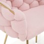 Sofa glamour BALLOON | Boucle | Róż #5 | DC-KT9118 | OUTLET-8