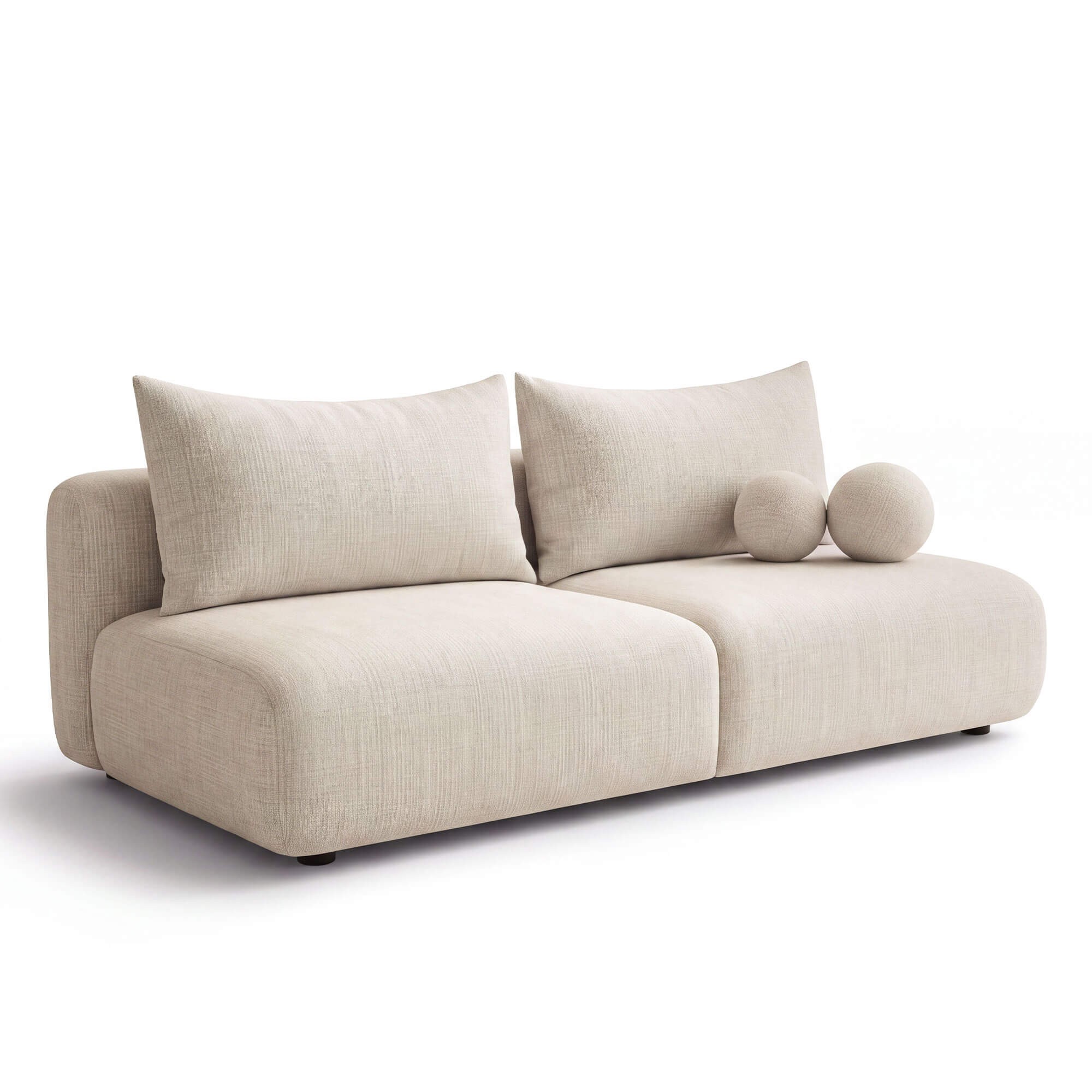 Sofa z funkcją spania NUBE | Trenza | Kolor do wyboru