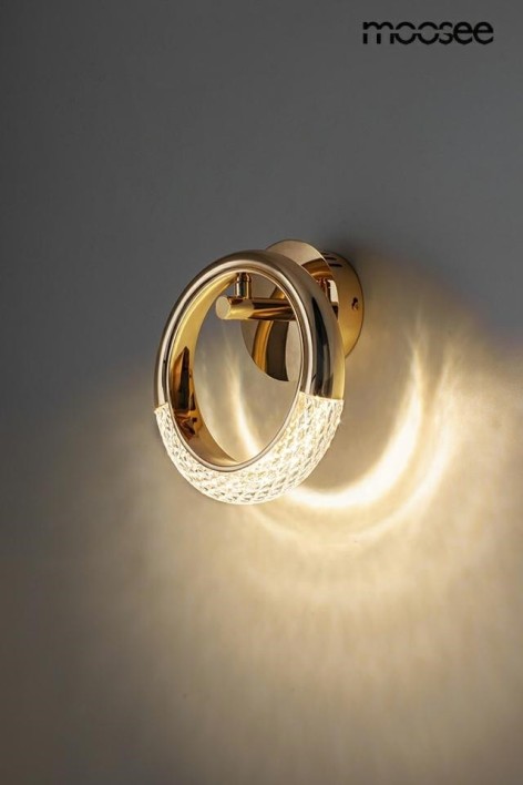 MOOSEE zestaw 2 lamp ściennych HELIOS     złoty