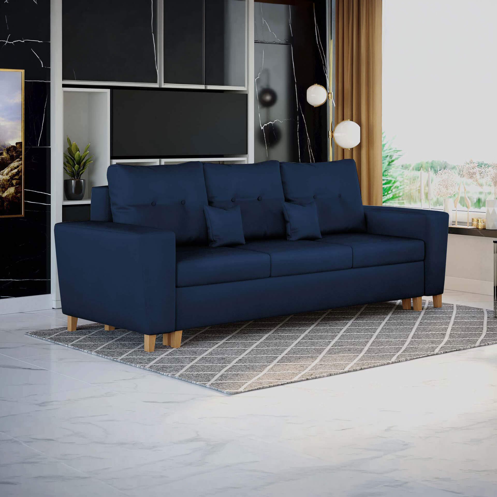 NOWOCZESNA SOFA DO SALONU Z POJEMNIKIEM - ELIO | Kolor do wyboru