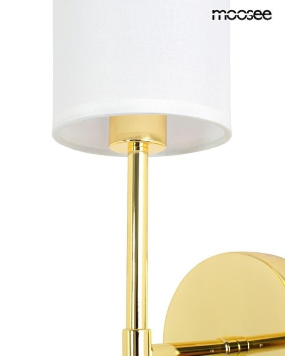 MOOSEE zestaw 2 lamp ściennych IMPERIO    złoty