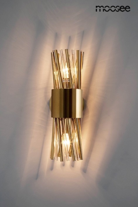 MOOSEE zestaw 2 lamp ściennych LORENZO    złoty