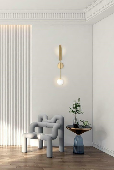 MOOSEE zestaw 2 lamp ściennych LUCCA      złoty