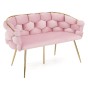  Sofa glamour BALLOON | Welur | Róż #39 | DC-KT9118 | OUTLET-1