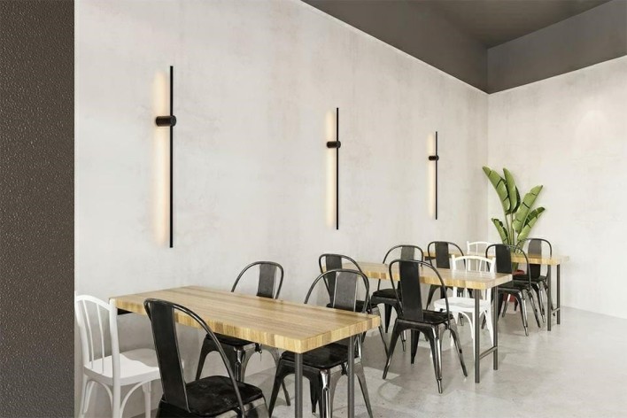 MOOSEE zestaw 2 lamp ściennych OMBRE 100  czarny
