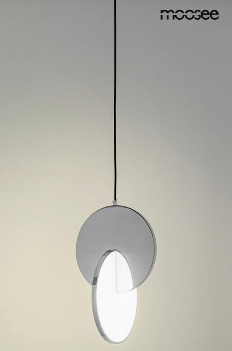 MOOSEE zestaw 2 lamp wiszących DISCO      srebrny