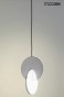 MOOSEE zestaw 2 lamp wiszących DISCO      srebrny-5