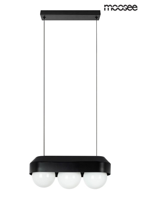 MOOSEE zestaw 2 lamp wiszących DROPS 3    czarny