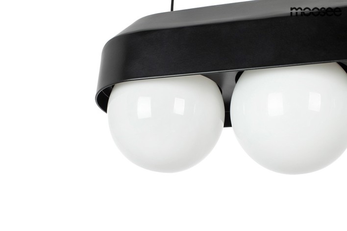 MOOSEE zestaw 2 lamp wiszących DROPS 3    czarny