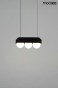 MOOSEE zestaw 2 lamp wiszących DROPS 3    czarny-4