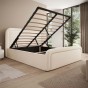 Łóżko tapicerowane z pojemnikiem SFG0154 | 180x200 | Boucle | Cream #33-2