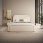 Łóżko tapicerowane z pojemnikiem SFG0154 | 180x200 | Boucle | Cream #33-3