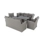 Zestaw mebli ogrodowych MALAGA | Technorattan | Mould | Poduszki Szare 01 OUTLET-5