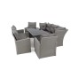 Zestaw mebli ogrodowych MALAGA | Technorattan | Mould | Poduszki Szare 01 OUTLET-6