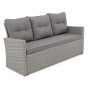 Zestaw mebli ogrodowych MALAGA | Technorattan | Mould | Poduszki Szare 01 OUTLET-21