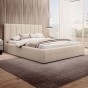 Łóżko tapicerowane z pojemnikiem SFG0116B | 180x200 | Boucle | Beż | OUTLET-3