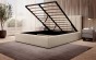 Łóżko tapicerowane z pojemnikiem SFG0116B | 180x200 | Boucle | Beż | OUTLET-6