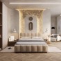 Łóżko tapicerowane z pojemnikiem 4583G | 160x200 | Welur | Beż #6 | OUTLET-4