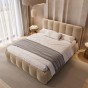 Łóżko tapicerowane z pojemnikiem 4578G | 180x200 | Boucle | Beż #8 | OUTLET-7