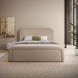 Łóżko tapicerowane z pojemnikiem SFG0154 | 160x200 | Boucle | Ciemny beż #4 | OUTLET-3