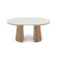 Stół okrągły rozkładany IMPERIAL | 120/160/200 Dąb natural | blat ceramiczny | OUTLET-6