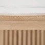 Stół okrągły rozkładany IMPERIAL | 120/160/200 Dąb natural | blat ceramiczny | OUTLET-12