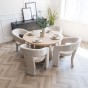Stół okrągły rozkładany LOGAN | 110/150/190 Dąb sonoma | OUTLET-2