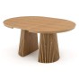 Stół okrągły rozkładany LOGAN | 120/160/200 Dąb natural | OUTLET-3