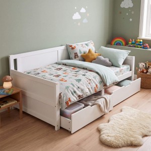 Łóżko dziecięce MF24065 z szufladami 90x200