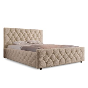 Łóżko tapicerowane z pojemnikiem SFG0172P | 140x200 | Boucle | Quelle 3 | SZYBKA WYSYŁKA