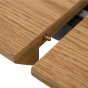 Stół drewniany rozkładany NELLY 160/210x95 Dąb natural | OUTLET-10