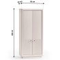 Szafa dwudrzwiowa SOLO 02 | Kaszmir-19
