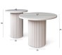 Zestaw stolików kawowych STK M17 | Kaszmir | OUTLET-6
