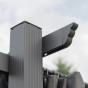 Aluminiowa pergola ogrodowa | 3x4m | Zadaszenie tarasu | Szary OUTLET-9