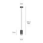 FUMIKO 1 BL/CHROME-8