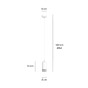 FUMIKO 1 WH/CHROME-8