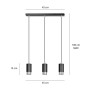 FUMIKO 3 BL/CHROME-8