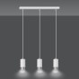 FUMIKO 3 WH/CHROME-3