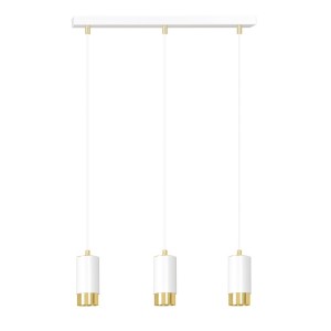 FUMIKO 3 WH/GOLD